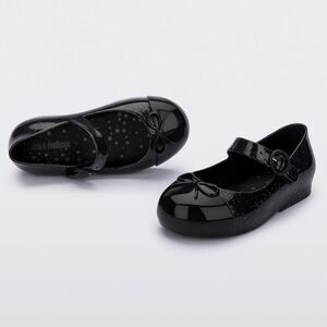 MINI MELISSA Toddler Infant Sweet Love Cap Toe Mary Jane Ballet Flat